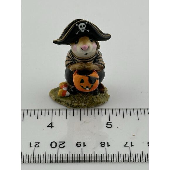 Wee Forest Folk "Little Pirate Kidd" 1996 Mouse Pirate M-216 A. Petersen Retired - Picture 8 of 10